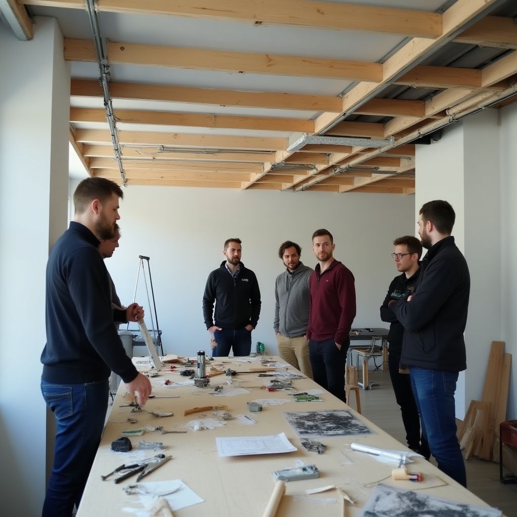 Workshop instalace stropů